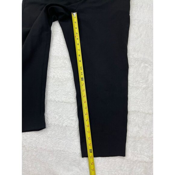 Chicos Womens Dress Pants 2.5R 14 Black Pull On Zip Pockets Elastic Waist - Picture 7 of 7